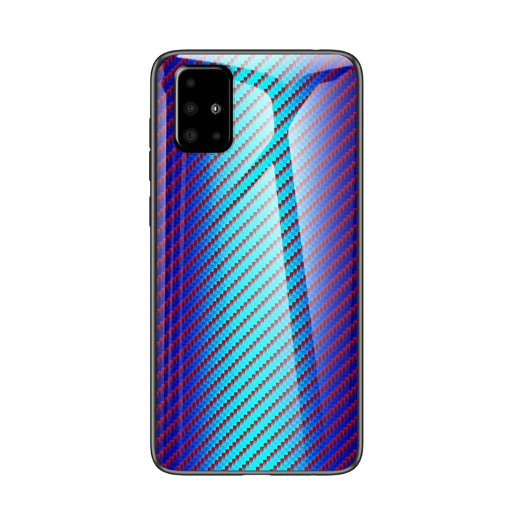 

Carbon fiber glass phone case for Samsung A51