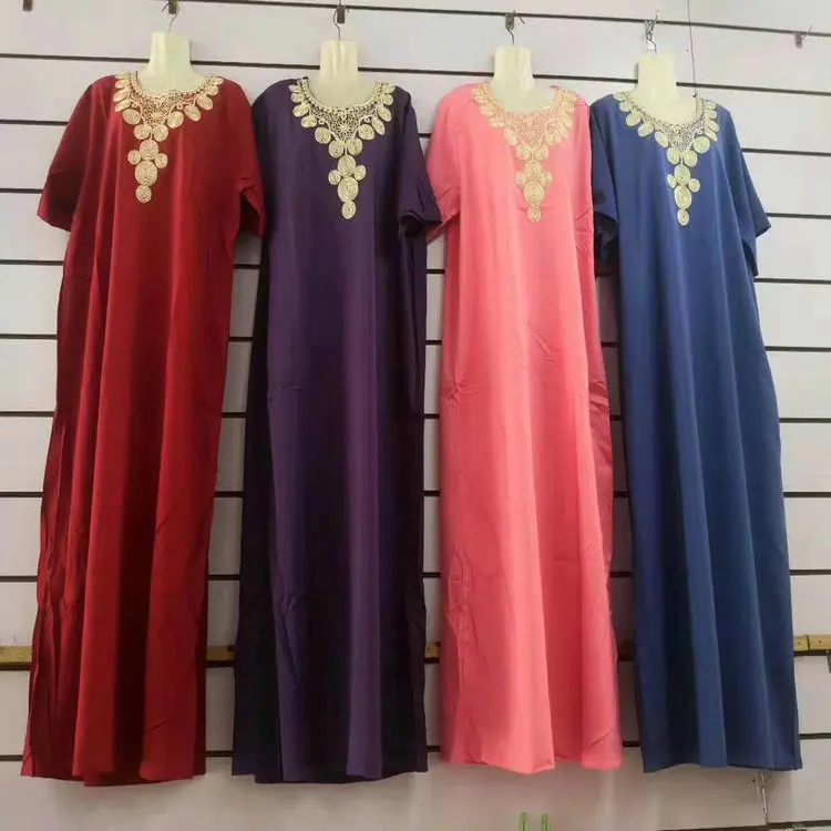 

3.65 Dollars P002 Wholesale Stock Ready colorful woman abaya, abaya dubai, abaya