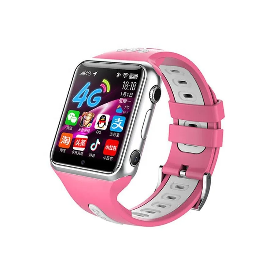 

4G Kids Smart Watch GPS Tracker SOS Call Dual Camera HD Video Chat Voice Talking Unlocked Phone Calling, Blue,pink,black