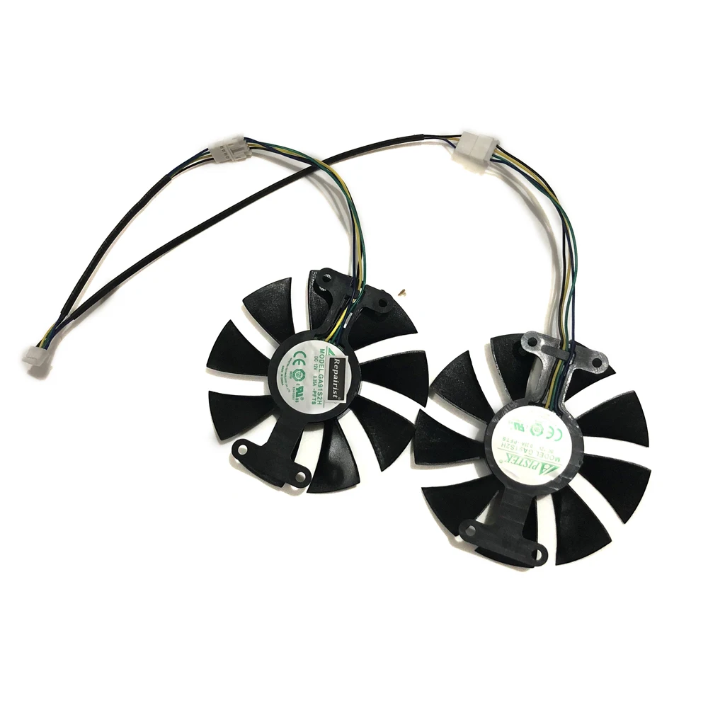 Graphics Card Fans Fit for Red Devil RX470 RX480 RX580 GPU Cooler Cooling Fan Powercolor Radeon Red Dragon AX RX 480 470 580 Video Cards 