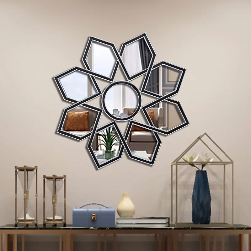 
MOK customized beauty art framed handmade mirror for decoration 