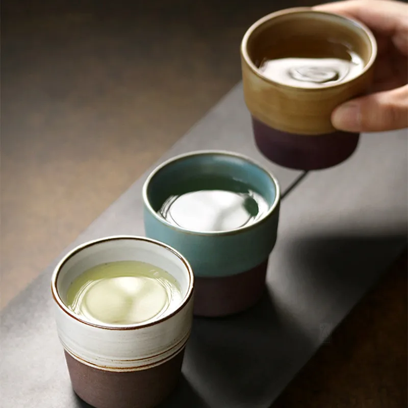 

Japanese Stoneware Ceramic Coffee Cup Retro mug, As pictures