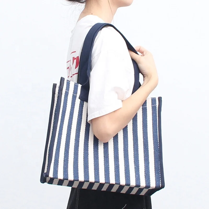 

Fashion Custom Women Canvas Tote Handbags Casual Shoulder Work Bag, Blue,red,yellow