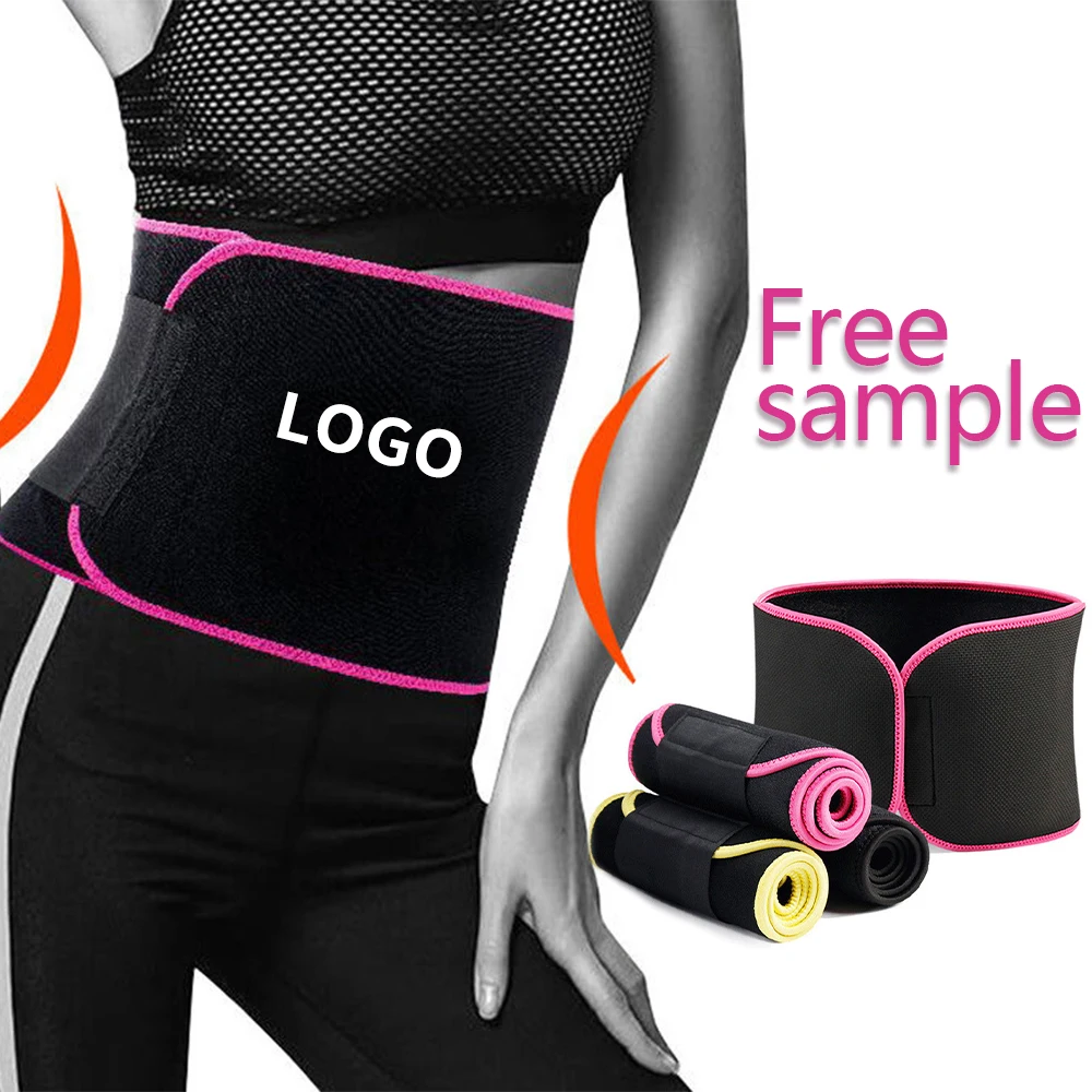 

Custom Logo waist trainer for women latex sport girdle corsets Fat Burning wrap waist trainer, Customized color