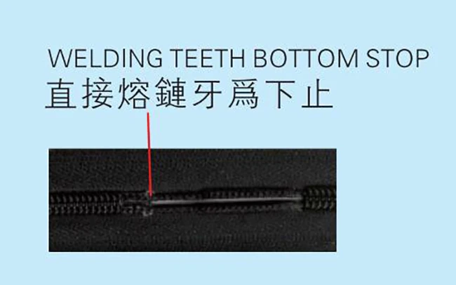 bottom stop zipper machine