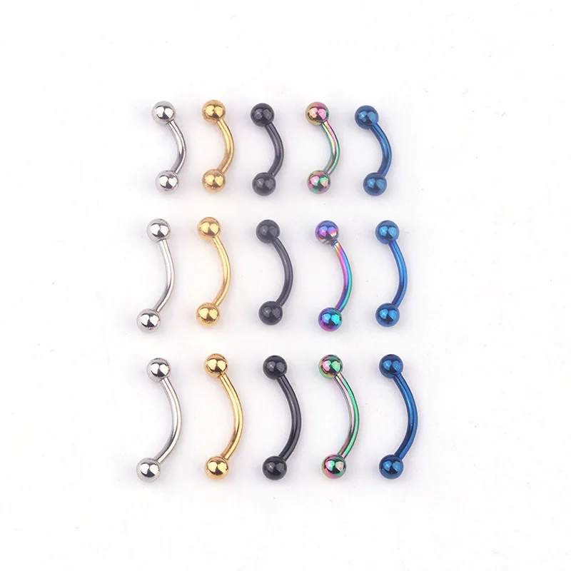 

body piercing jewelry 316l medical surgical stainless steel daith piercing tragus eyebrow earring piercing