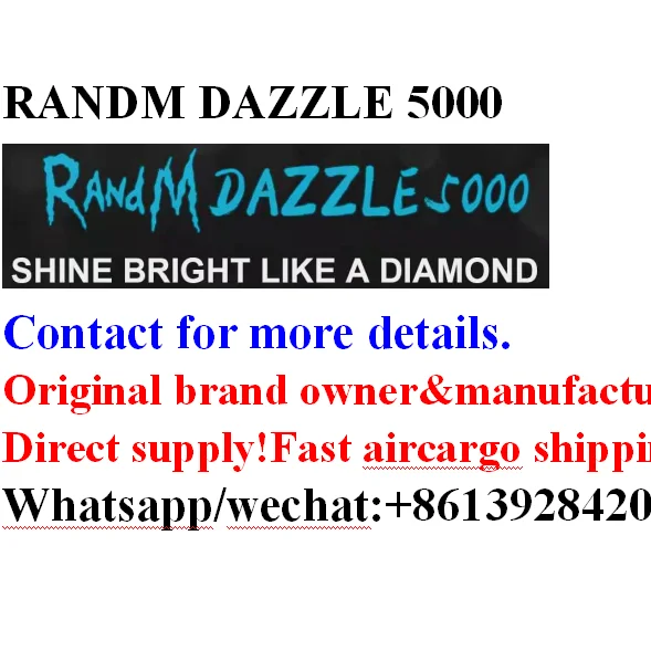 

RandM dazzle 5000 print package