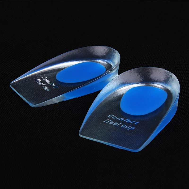 

Silicone Heel Cup Pads for Bone Spurs Pain Relief Protectors of Your Sore or Bruised Feet Insole Gels Treatment