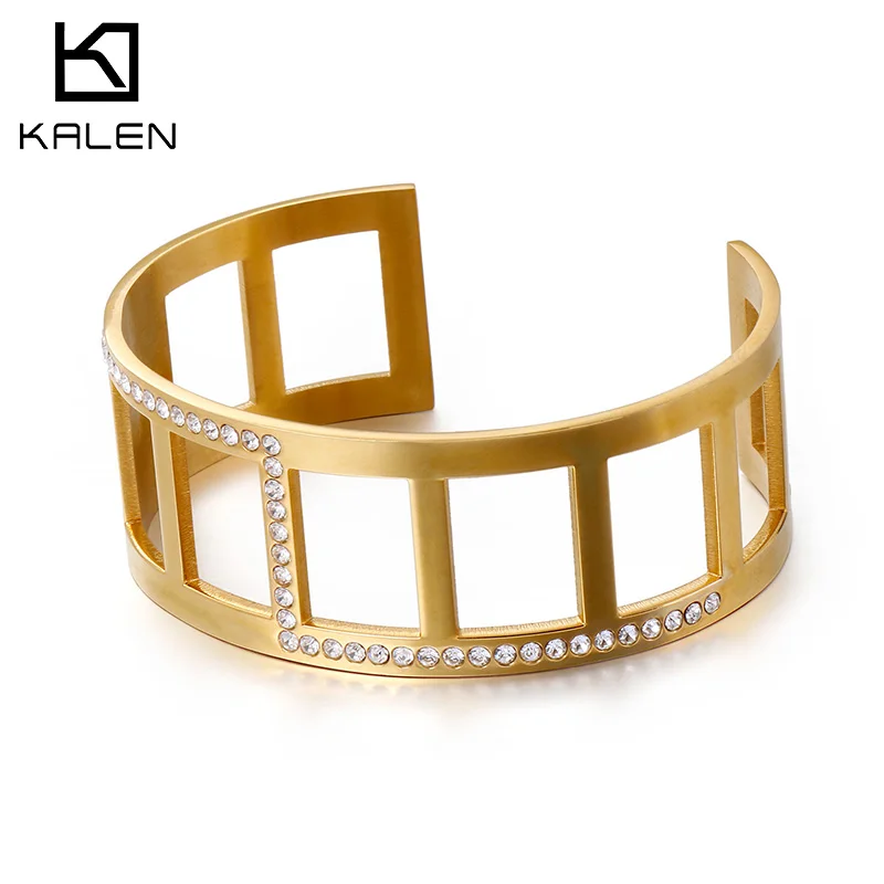 

Fashionable Stainless Steel Bracelets Bangles Jewelry Tape Drills For Sale, Silver/gold/rose gold