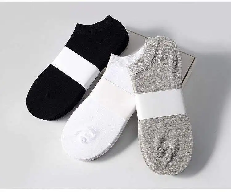 

Wholesale Cheapest Cotton Socks Men Absorbent Low Cut Ankle Socks, Picture shows