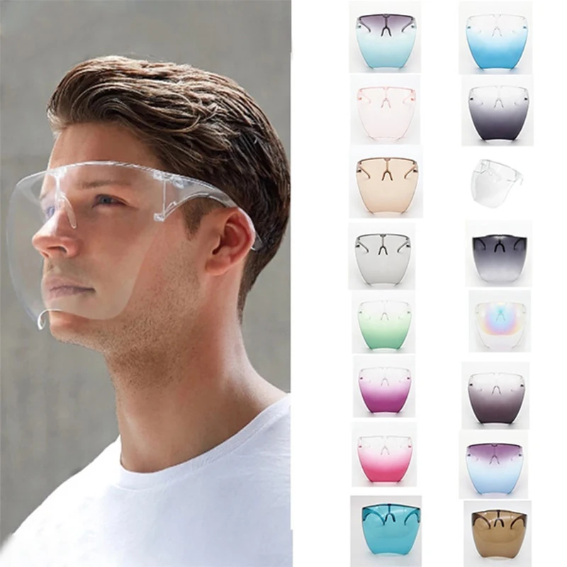 

Anti Fog Glasses Anti Vertigo Transparent Glasses Stylish Faceshield Sunglasses Protective