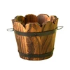Simple retro wooden barrel,pastoral small wood barrels