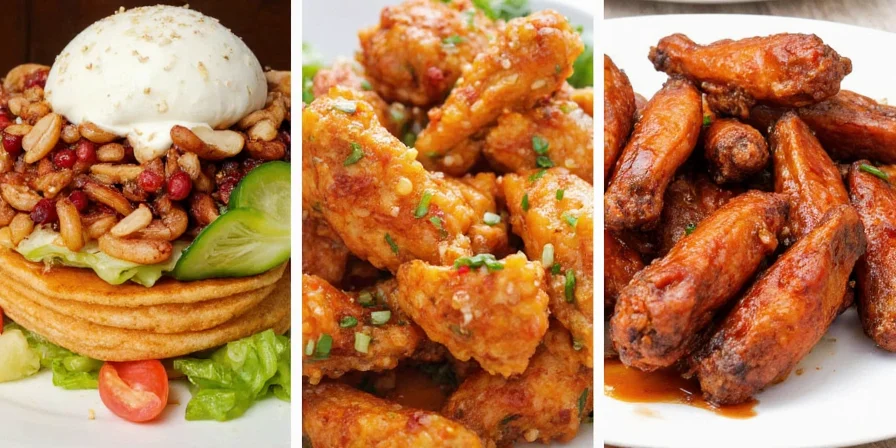 Lemon zest on wings