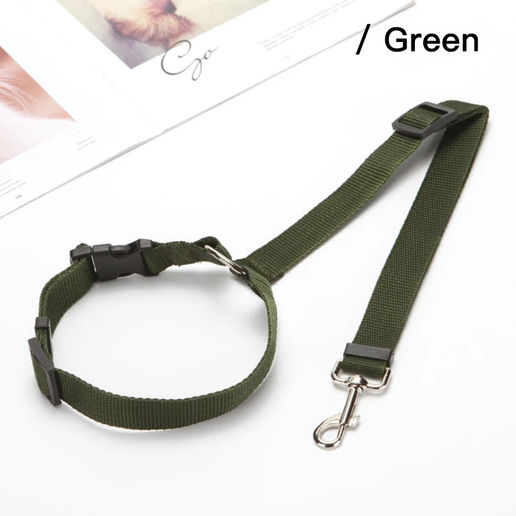 

Durable Designer Training Traction Buffer Safety Traction Rope Strap Pet Collar Leashes Dog Car Seatbelt