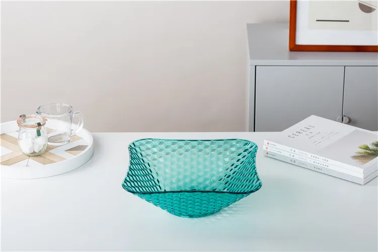 New products eco-friendly custom logo square snack fruit plates sets dinnerware plastic plate  .jpg