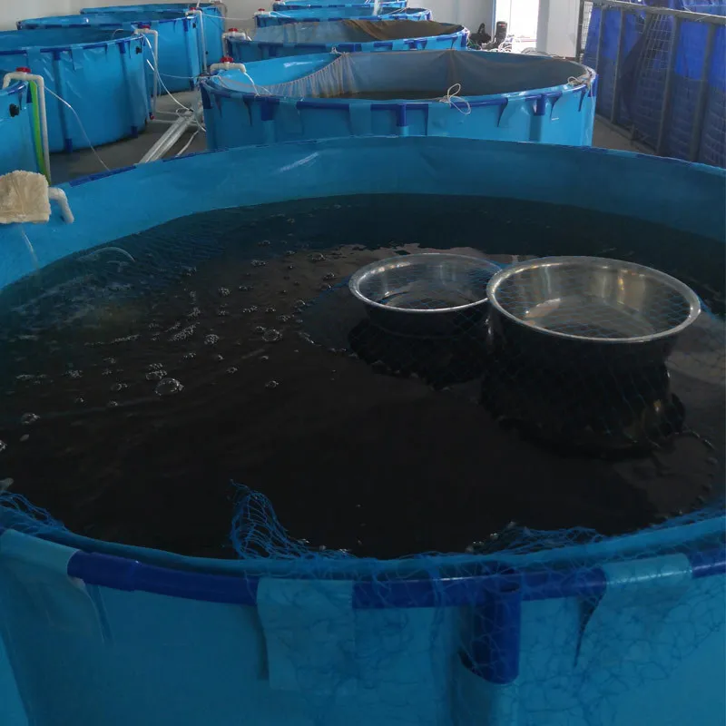 

Lvju Aquaculture Fish Pond Wholesale Fish Tanks Plastic Fish Farm Round Tank, Light blue, dark blue, gray, white/custom