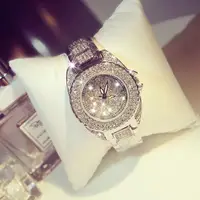 

2017 Brand New Fashion Ladies Luxury Gold Quartz Wristwatches Women Famous Brand Rhinestone Watches Relojes Mujer Montre Femme
