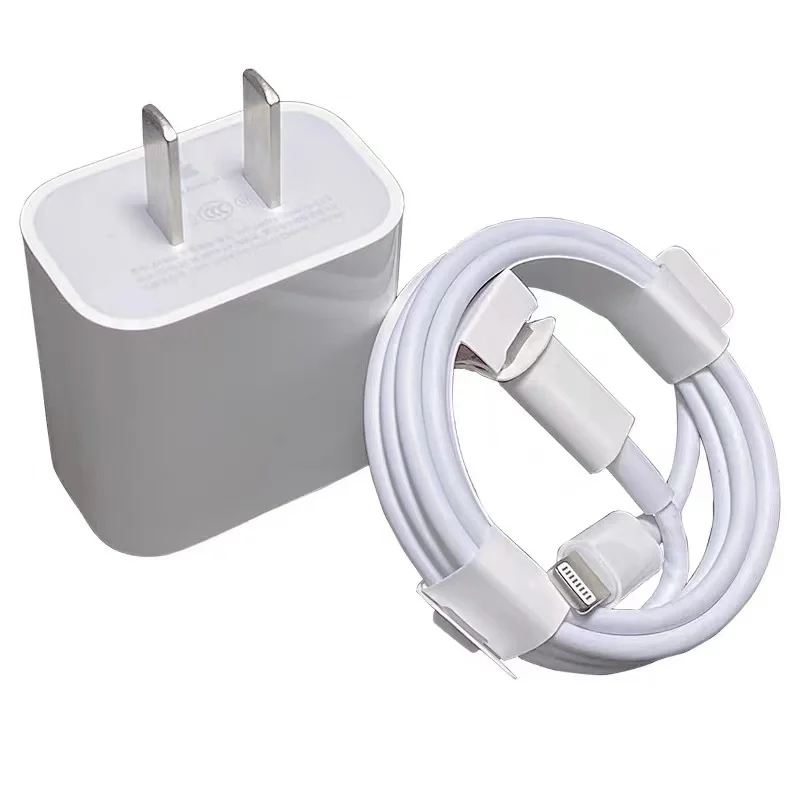 

Fast Charger Type C 18W 20W US UK EU Wall Charger with cable PD USB-C Power Adapter For IPhone 12
