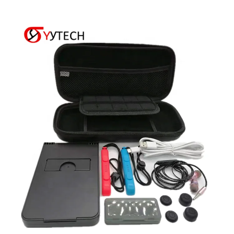 

SYYTECH New 11in1 Game Console Carry Bag Stand Headphone card box Kit for Nintendo Switch NS Joy Con Accessories