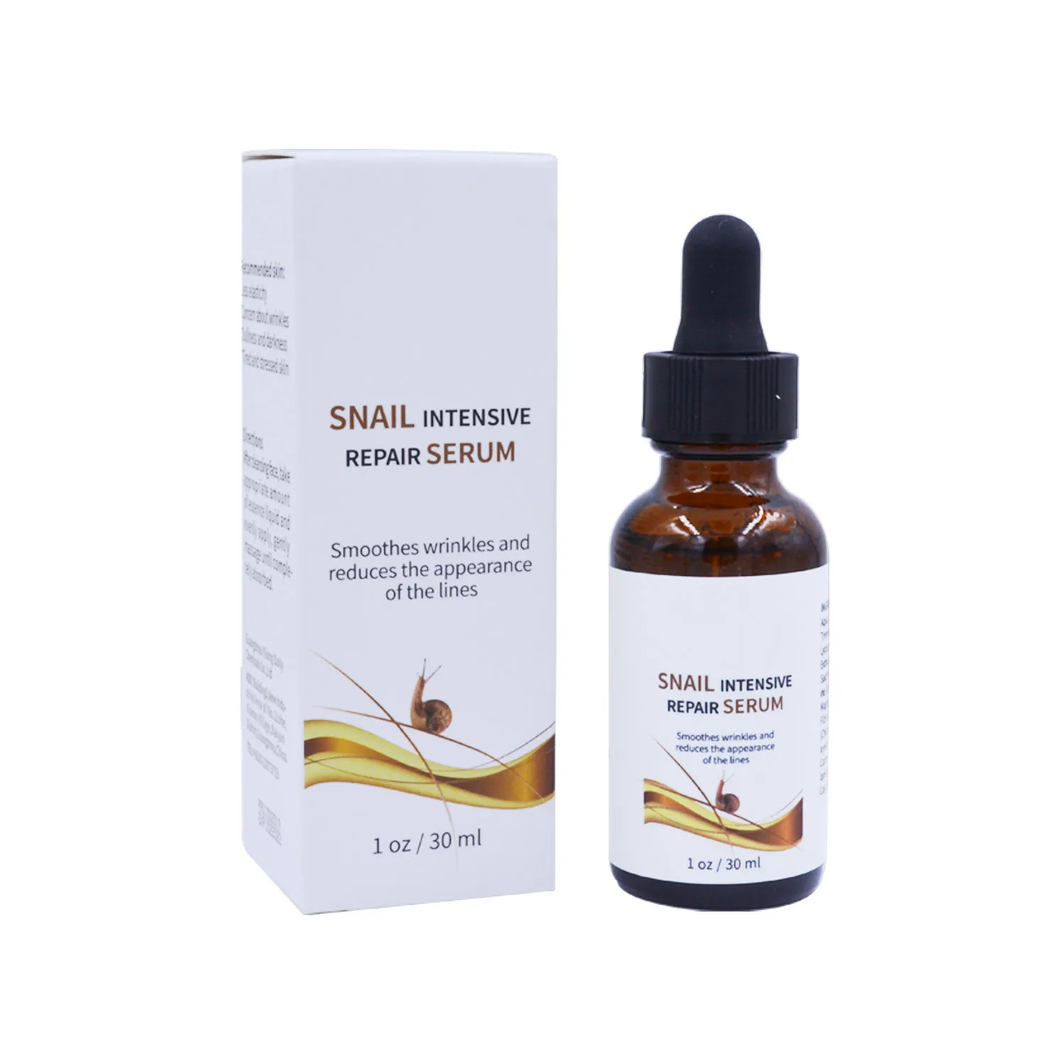 

Free Shipping 10 pieces Snail Serum And Salicylic Acid skin care for face Moisturizing and whitening