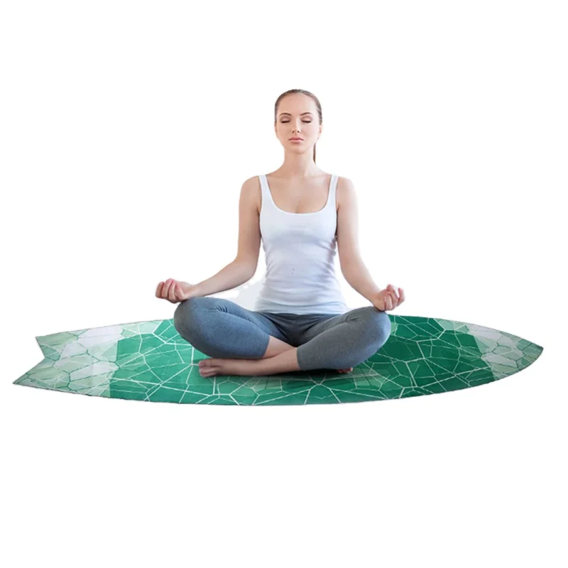 

Custom Shape Eco Friendly Digital Printed Natural Rubber Oem Suede Yoga Mat
