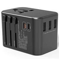 

Newest trending product 2020 dual type C 3usb PD 33.5W multi power adapter portable travel charger