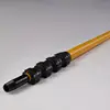 Factory 15m cone round 30ft carbon fiber telescopic window cleaning pole