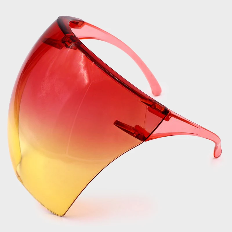 

VIFF GD20480 Oversized Color Tinted Face Visor Sunglasses Protective Face Plastic Glasses