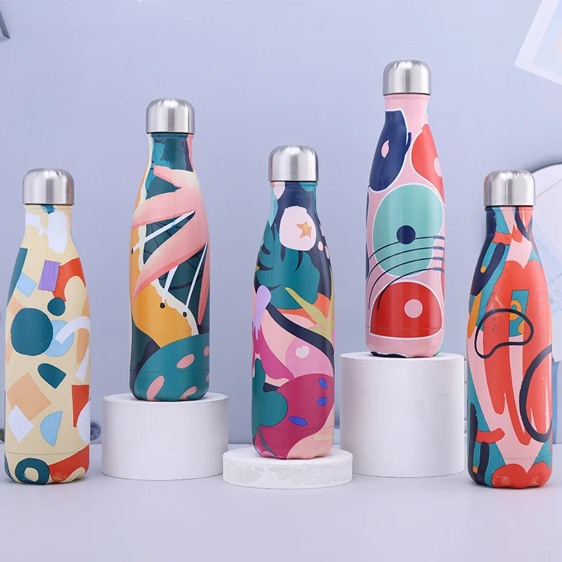 

Factory Free Custom Slim 17oz Leak-Proof Sports Flask Cola Shape Water Drinking Bottle With Carabiner, Customized color