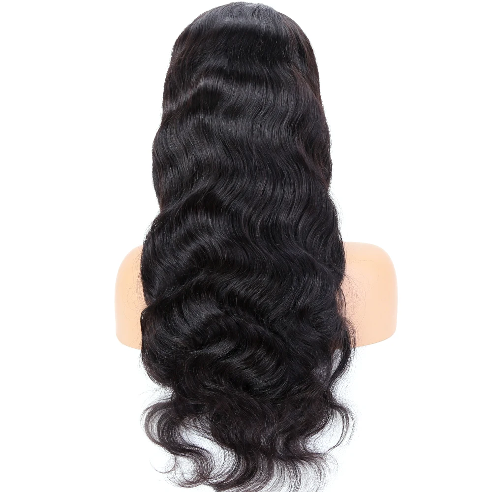 

Premier Cuticles Aligned Virgin Hair 150% density body wave transparent lace front wig hd lace wig, Natural color