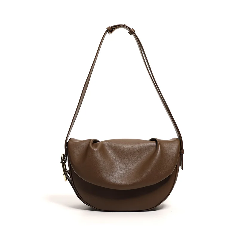 

2022 New Arrival Luxury Cowhide Leather Crossbody Women Purses And Handbags Ladies Genuine Leather Bag Hand Bags, Black, coffee