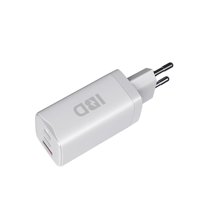 

IBD New Arrival New Technology GaN Pd charger 65W fast wall charger for laptops samsung macbook, White, black