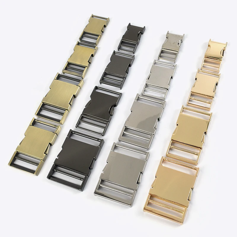 

Meetee H6-2 Alloy Hardware 14mm 19mm 25mm 32mm 38mm Buckles Handbags Accessories Quick Release Bag Buckle