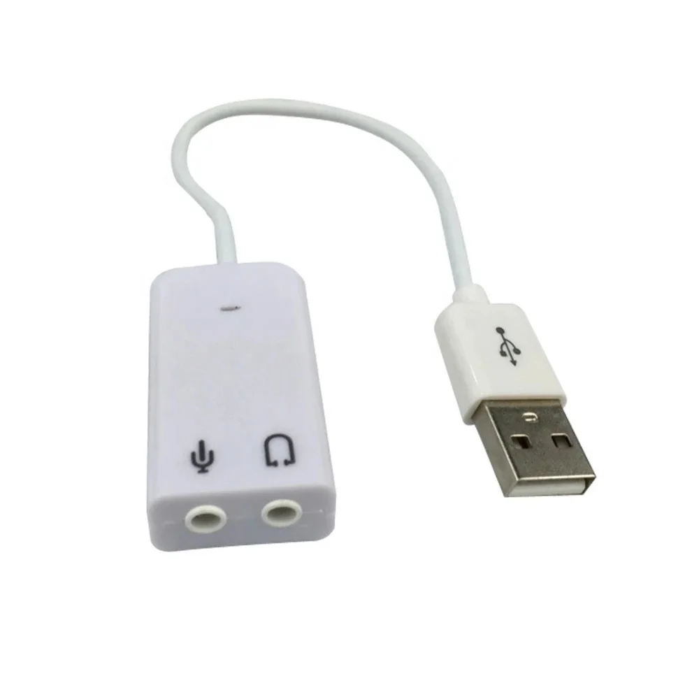 

USB 2.0 Virtual 7.1 Channel Xear 3D External USB Sound Card Audio Adapter for Windows XP Win 7 8
