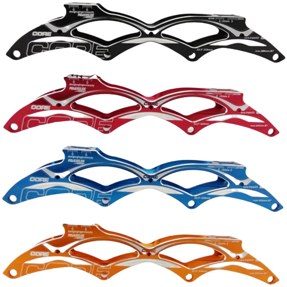 CNC Speed Inline Skate Frame Aluminum Alloy 4*110mm 4*100mm 4*90mm Customized CNC Machining Aluminium Alloy OEM