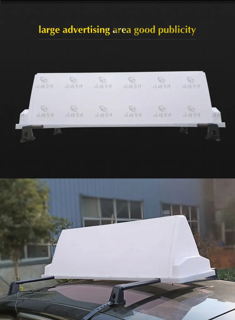 Rectangle led advertising screen for car topper signs with CE