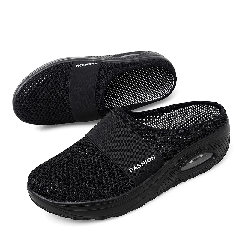 

Wholesale Dropship Women Fashion Sneakers Shoes Air Cushion Slip-on Walking Shoes Women's Casual Shoes