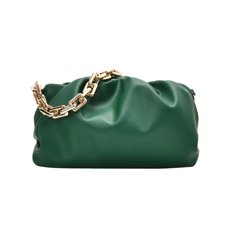 

New Cloud Female Bag Korean Casual Fashion Shoulder Bag All-match Chain Net Celebrity Messenger Handbag, As colors