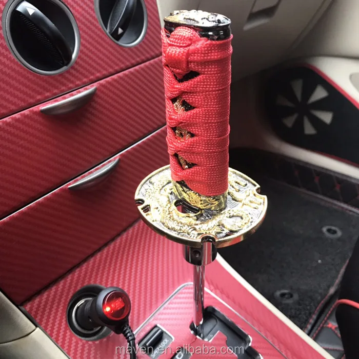 
Universal 15-30CM Samurai Sword Katana Car Truck Gear Shift Knob Shifter Stick Lever Head 