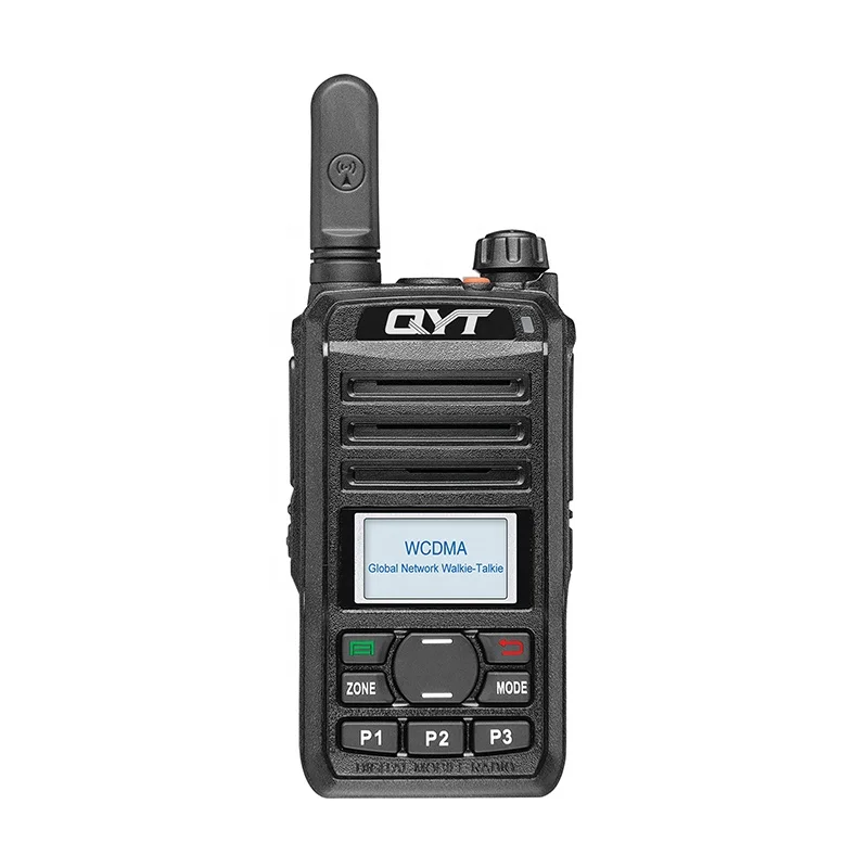 

Hot sale QYT Q2 3G LTE GSM WCDMA Network Sim Card POC IP Two Way Radio With GPS, Black