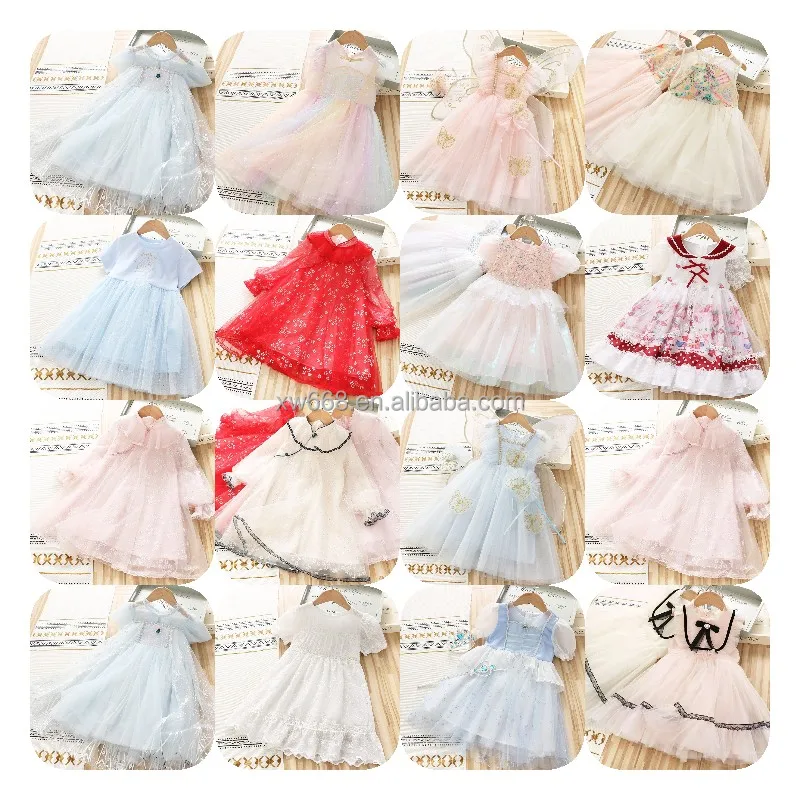 

Summer girl Casual cotton Dress Factory Hot New Design girl Princess Dress
