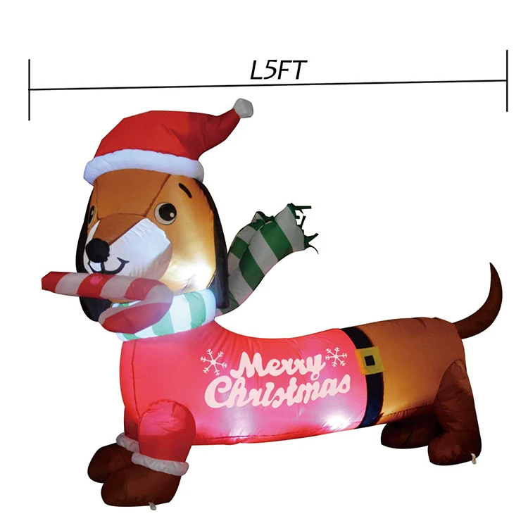 Customized Outdoor Buildin Leds Blow Up Christmas Decorations