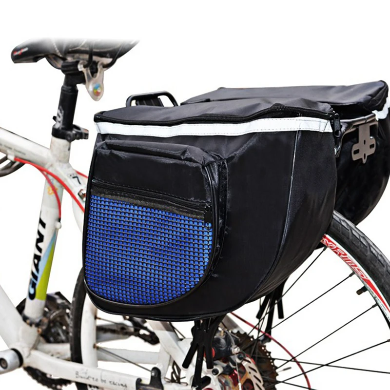 

2019 New Style Waterproof Seats Delivery Boxes Bike Bag Double Cycle Travel Bicycle Bags, Blue,red,black