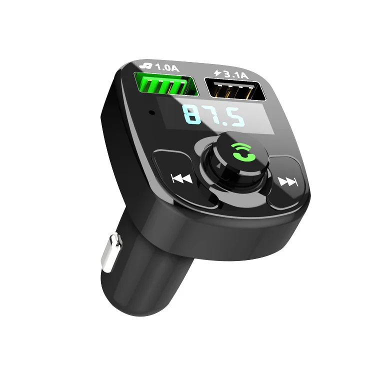 

1626-4 High Quality BT Fm Transmitter BT66 Instructions Car Mp3 Player Fm Transmitter Usb Dual USB Charger 2 USB Port, 1&3.1 a