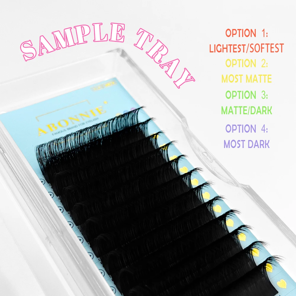 

0.02 0.03 0.05 Real Mink Ultra Black Lashes Extensions Wholesale Vendor Cashmere Lash Extensions