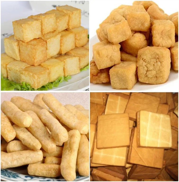 soy products; dried bean curd, bean bubble, fish tofu, bean
