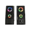 Mini portable subwoofer 2.0 home theatre system usb multimedia bass karaoke wire music led stereo computer speaker