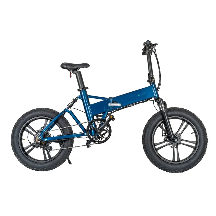

fast speed cheap price blue electric fat tire bike/ 500w electric bicycle with black fender