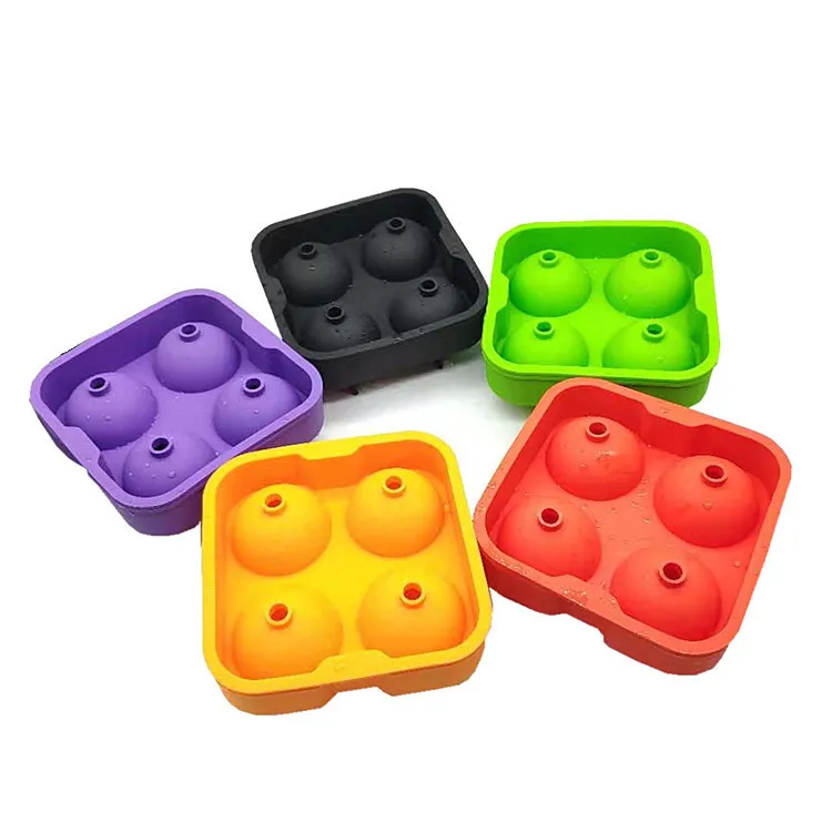 

Hot selling china factory 100% eco-friendly BPA custom reusable silicone ice mold