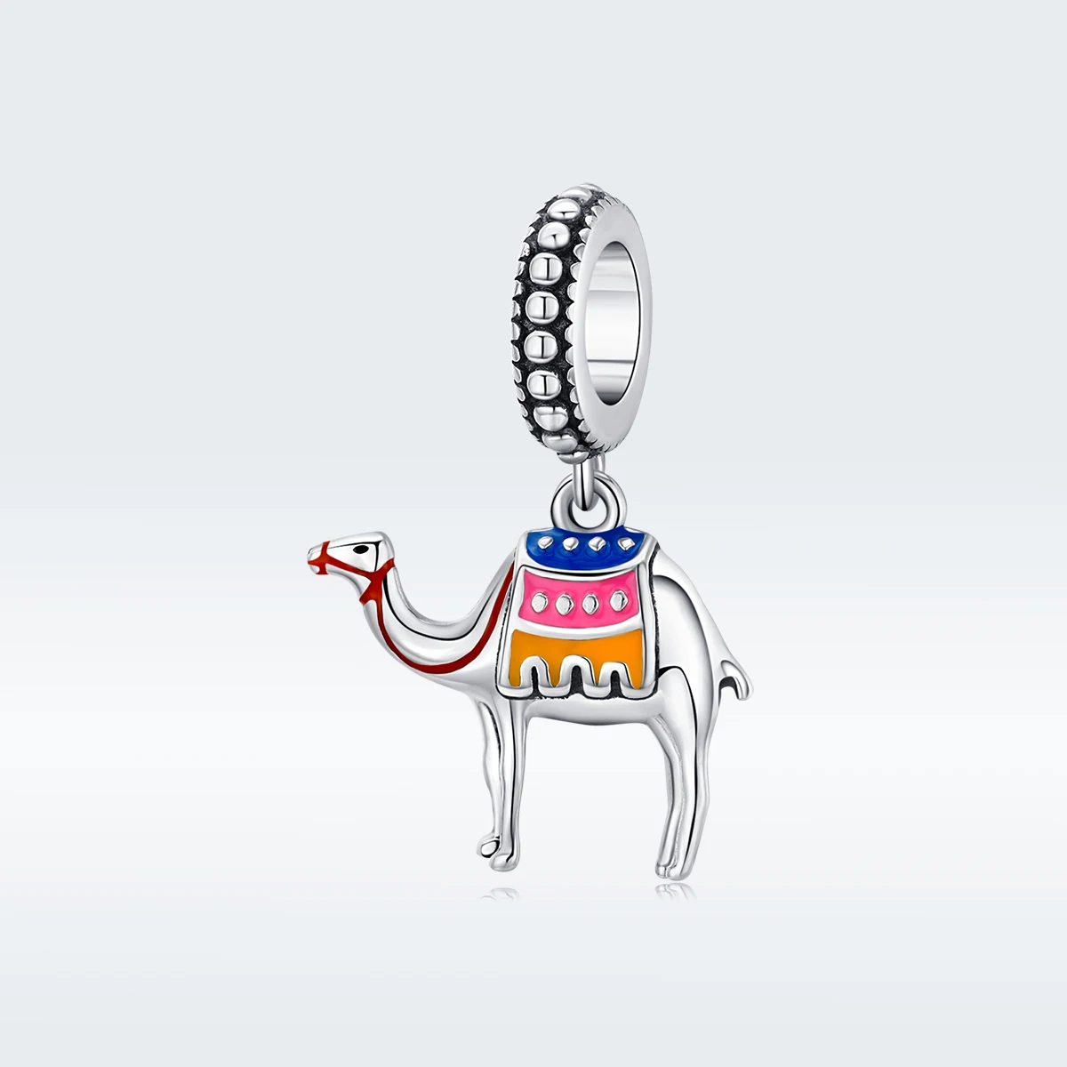 

Desert Camel Pendant Charm Sterling Silver 925 Enamel Animal Charm fit 3mm Snake Bracelet Fashion Jewelry